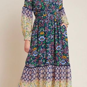 NWT XL Floral Maxi Anthropology